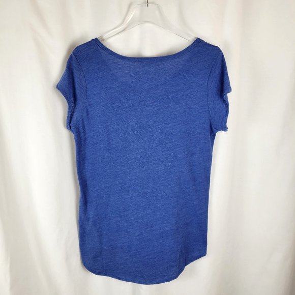 LUCKY BRAND Blue Burn-out Hamsa Graphic T-Shirt - Large - Picture 11 of 11